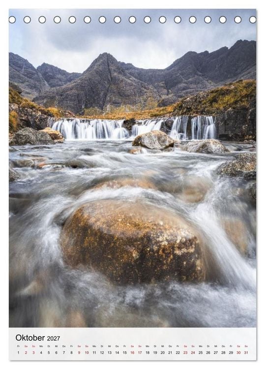 Produktbild: Schottland - Isle of Skye & Umgebung (Tischkalender 2027 DIN A5 hoch), CALVENDO Monatskalender