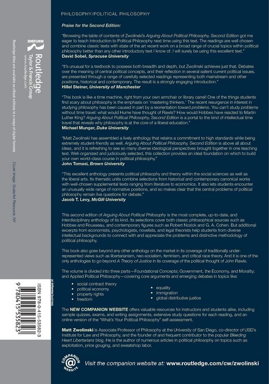 Produktbild: Arguing About Political Philosophy