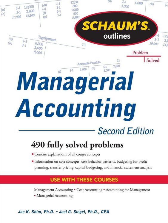 Produktbild: Schaum's Outline of Managerial Accounting, 2nd Edition