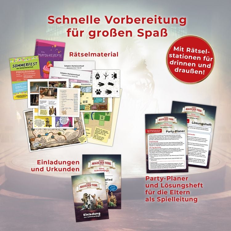 Produktbild: Die Schule der magischen Tiere R&auml;tsel-Party