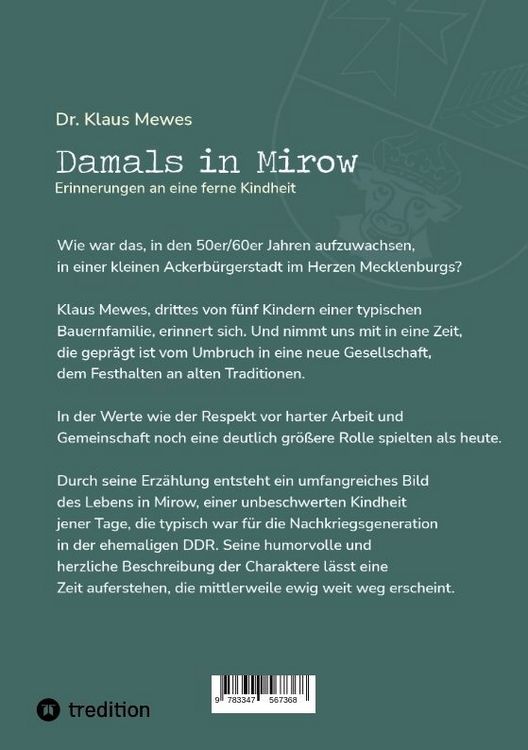 Produktbild: Damals in Mirow