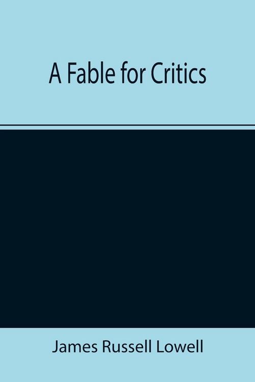 Produktbild: A Fable for Critics