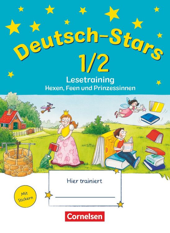 Produktbild: Deutsch-Stars 1./2. Schuljahr. Lesetraining Hexen, Feen und Prinzessinnen