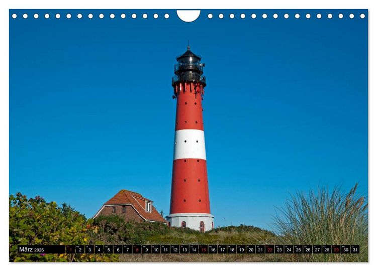 Produktbild: Sylt in Bildern (Wandkalender 2026 DIN A4 quer), CALVENDO Monatskalender
