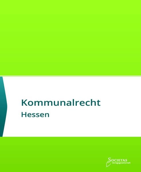 Produktbild: Kommunalrecht Hessen
