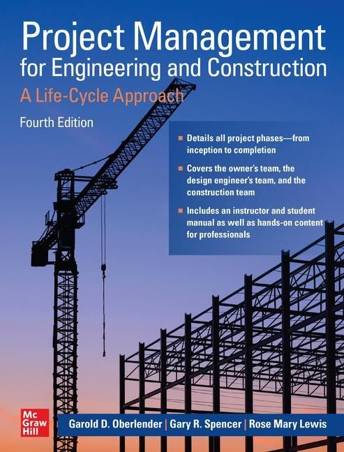 Produktbild: Project Management for Engineering and Construction: A Life-Cycle Approach, Fourth Edition