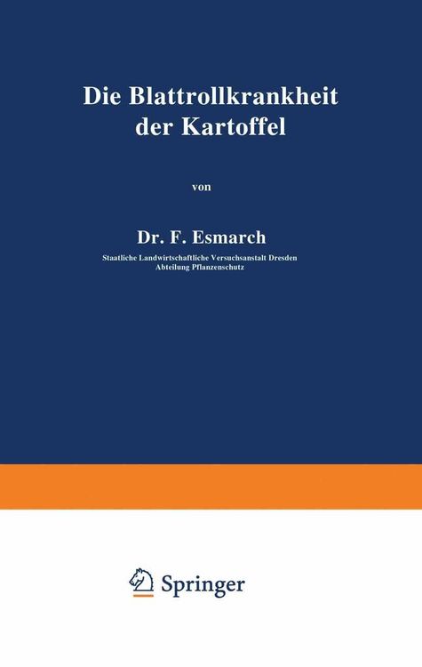 Produktbild: Die Blattrollkrankheit der Kartoffel