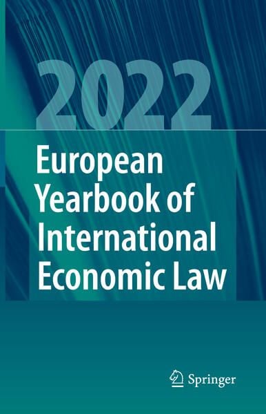 Produktbild: European Yearbook of International Economic Law 2022