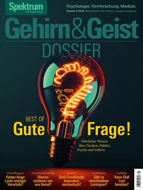 Bild vom Artikel Gehirn&Geist Dossier 4/2024 - Best of Gute Frage! vom Autor Spektrum der Wissenschaft