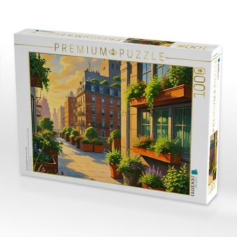 Produktbild: CALVENDO Puzzle Bunte gepflegte H&auml;userfassaden | 1000 Teile Lege-Gr&ouml;&szlig;e 64x48cm Foto-Puzzle f&uuml;r gl&uuml;ckliche Stunden