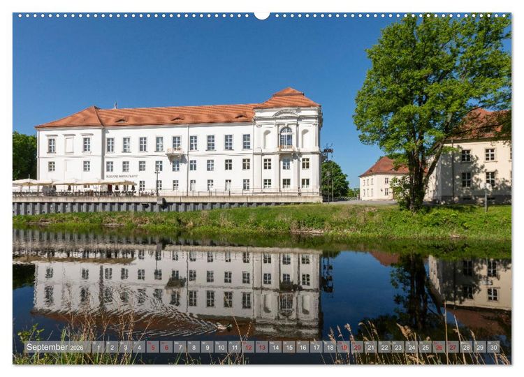 Produktbild: Schl&ouml;sser und G&auml;rten in Brandenburg (hochwertiger Premium Wandkalender 2026 DIN A2 quer), Kunstdruck in Hochglanz
