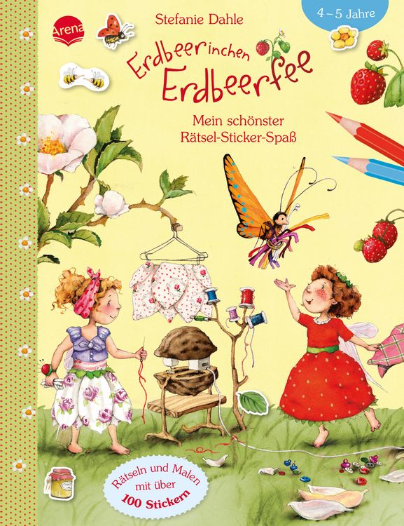 Produktbild: Erdbeerinchen Erdbeerfee. Mein sch&ouml;nster R&auml;tsel-Sticker-Spa&szlig;