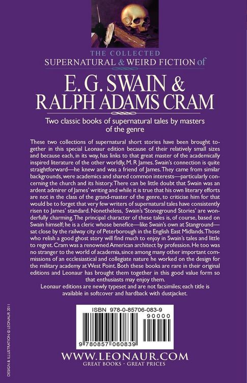 Produktbild: The Collected Supernatural and Weird Fiction of E. G. Swain & Ralph Adams Cram