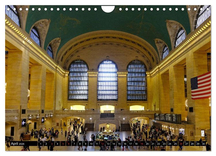 Produktbild: New York - 4 Tage unterwegs im Big Apple (Wandkalender 2026 DIN A4 quer), CALVENDO Monatskalender