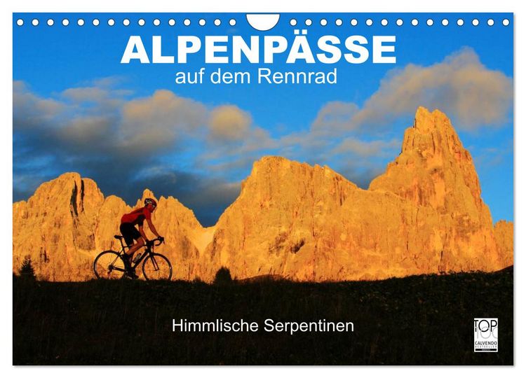 Produktbild: Alpenp&auml;sse auf dem Rennrad "Himmlische Serpentinen" (Wandkalender 2026 DIN A4 quer), CALVENDO Monatskalender