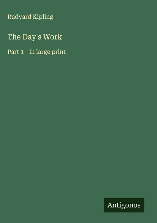 Produktbild: The Day's Work
