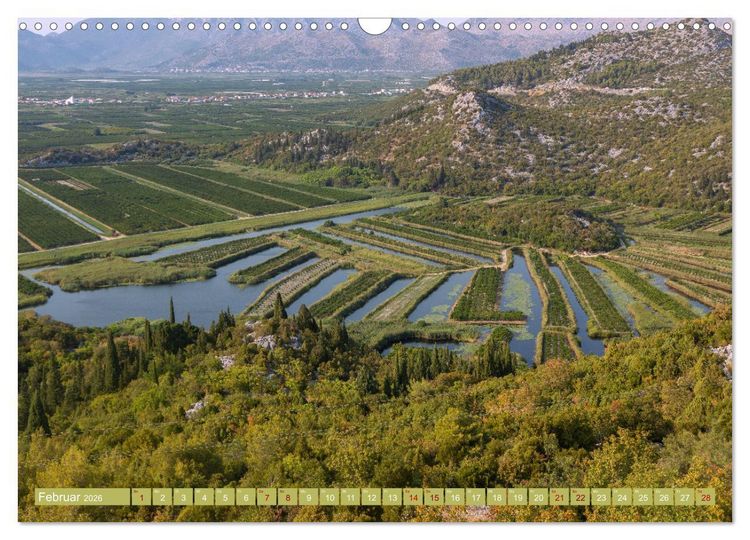 Produktbild: Faszination Kroatien - Dalmatiens K&uuml;ste (Wandkalender 2026 DIN A3 quer), CALVENDO Monatskalender