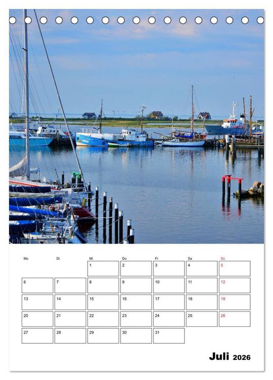 Produktbild: Marina Heiligenhafen (Tischkalender 2026 DIN A5 hoch), CALVENDO Monatskalender