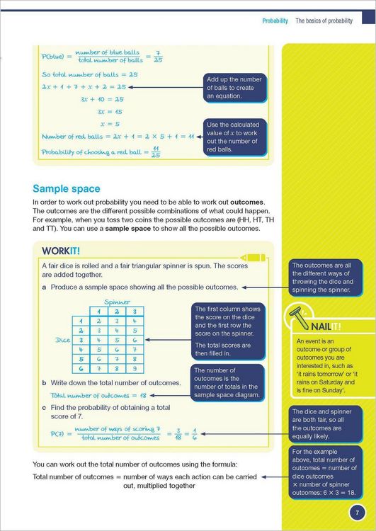 Produktbild: Probability Skills for Edexcel GCSE 9-1 Maths Higher Revision Guide