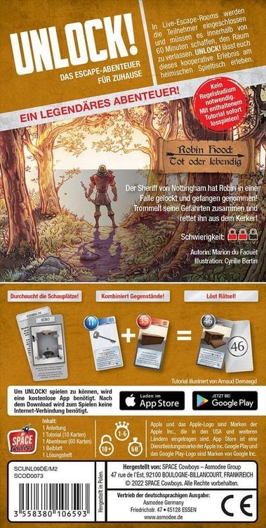 Produktbild: Unlock! Robin Hood: Tot oder lebendig