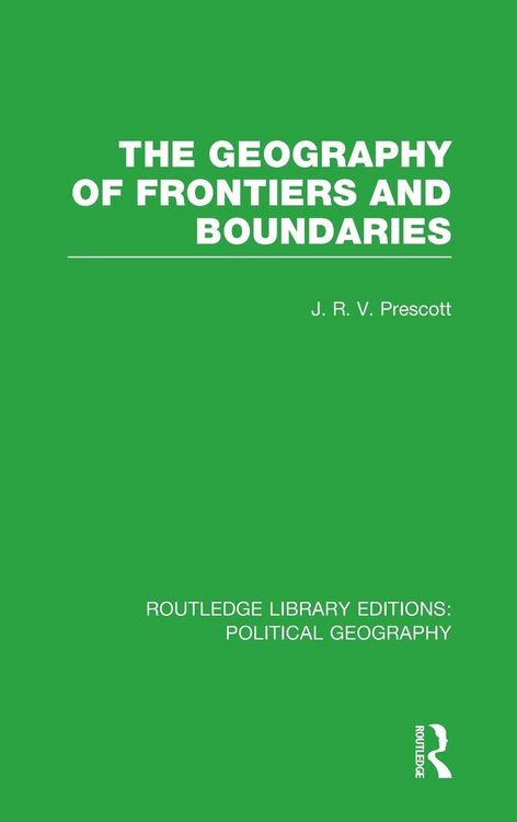 Produktbild: The Geography of Frontiers and Boundaries