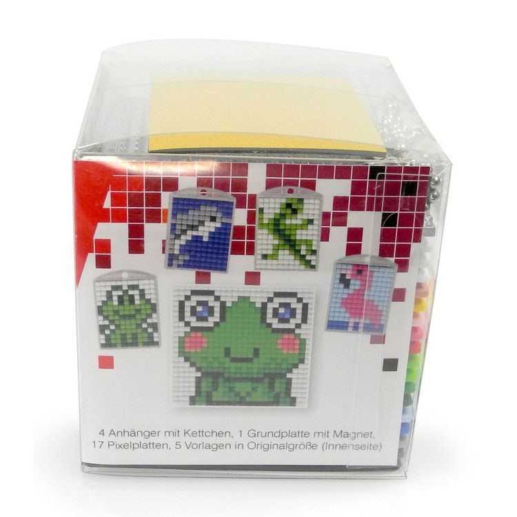 Produktbild: PRACHT Pixel Mix Bastelset Nr. 12 4 Medaillons im W&uuml;rfel