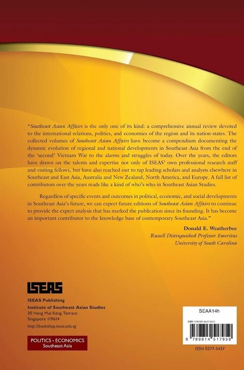 Produktbild: Southeast Asian Affairs 2014