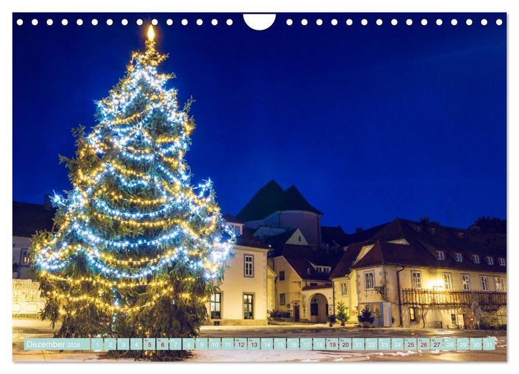Produktbild: Maribor - Entspannde Stadt am Ufer der Drau (Wandkalender 2026 DIN A4 quer), CALVENDO Monatskalender