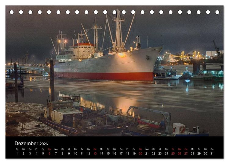 Produktbild: Hamburg (Tischkalender 2026 DIN A5 quer), CALVENDO Monatskalender