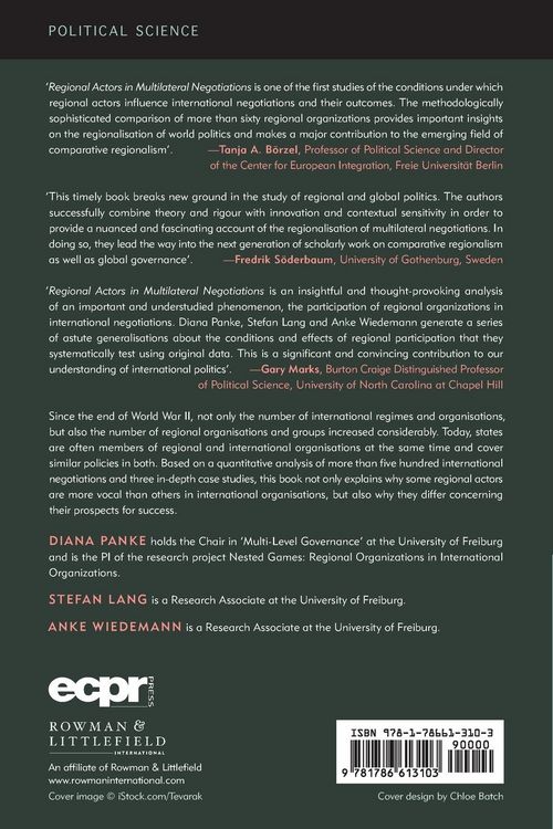 Produktbild: Regional Actors in Multilateral Negotiations