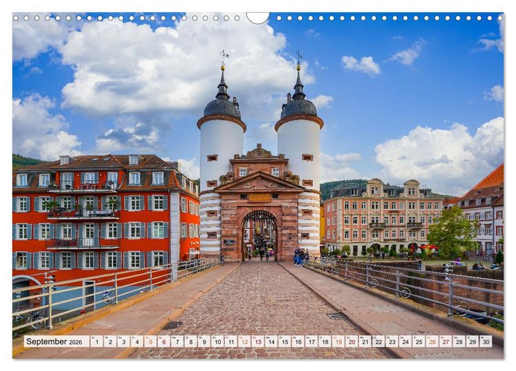 Produktbild: Heidelberg Impressionen (Wandkalender 2026 DIN A3 quer), CALVENDO Monatskalender