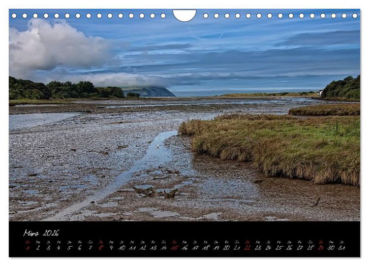 Produktbild: Wales - Pembrokeshire Coast Path (Wandkalender 2026 DIN A4 quer), CALVENDO Monatskalender
