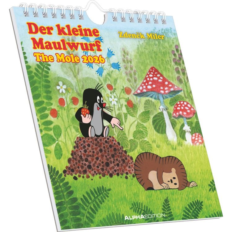 Bild vom Artikel Alpha Edition - Der kleine Maulwurf 2026 Postkartenkalender, 16x17cm, Kalender mit schönen Illustrationen von Zdenek Miler, Postkarten zum Heraustrenn vom Autor Alpha Edition