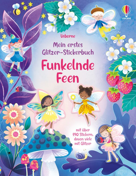 Produktbild: Mein erstes Glitzer-Stickerbuch: Funkelnde Feen