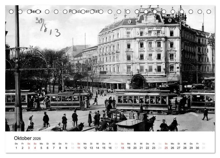 Produktbild: Gr&uuml;&szlig;e aus dem alten Berlin (Tischkalender 2026 DIN A5 quer), CALVENDO Monatskalender