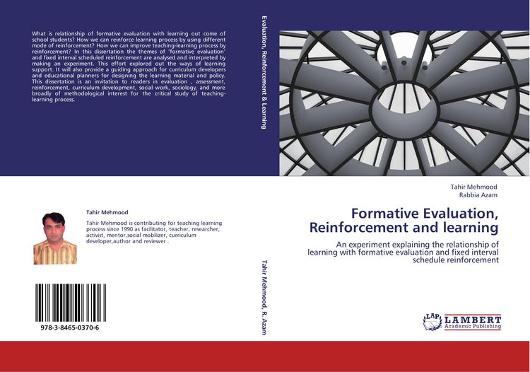 Produktbild: Formative Evaluation, Reinforcement and learning