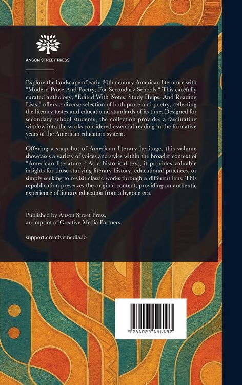 Produktbild: Modern Prose And Poetry; For Secondary Schools