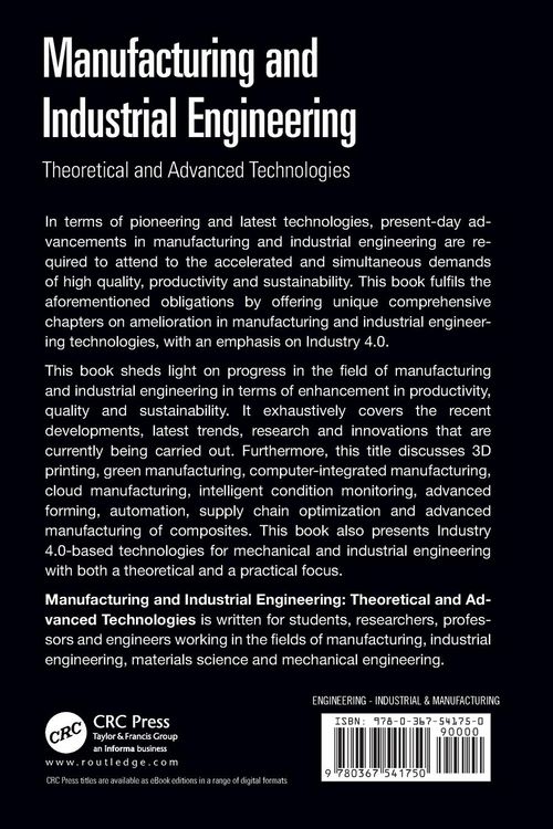 Produktbild: Manufacturing and Industrial Engineering