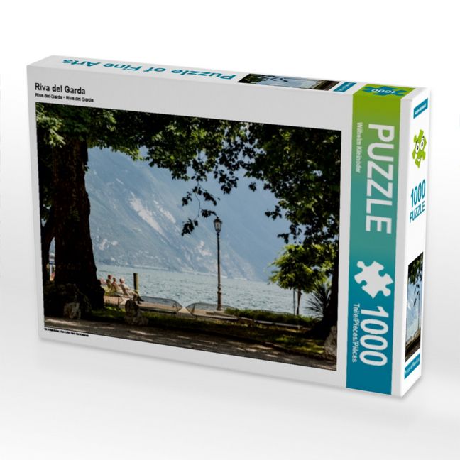 Produktbild: CALVENDO Puzzle Riva del Garda | 1000 Teile Lege-Gr&ouml;&szlig;e 64x48cm Foto-Puzzle f&uuml;r gl&uuml;ckliche Stunden