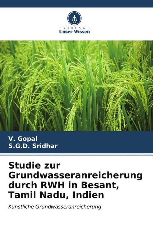 Produktbild: Studie zur Grundwasseranreicherung durch RWH in Besant, Tamil Nadu, Indien