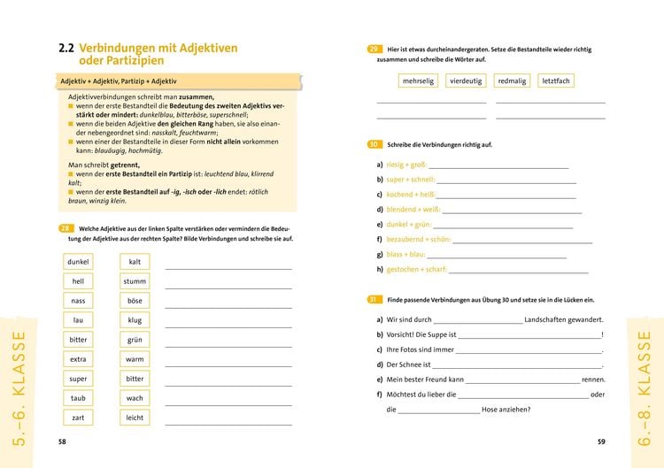 Produktbild: 222 Rechtschreib&uuml;bungen - 5. Klasse bis Abitur. Regeln und Texte zum &Uuml;ben. Rechtschreibung gezielt verbessern mit &Uuml;bungen und Tipps (Duden Lernhilfen)