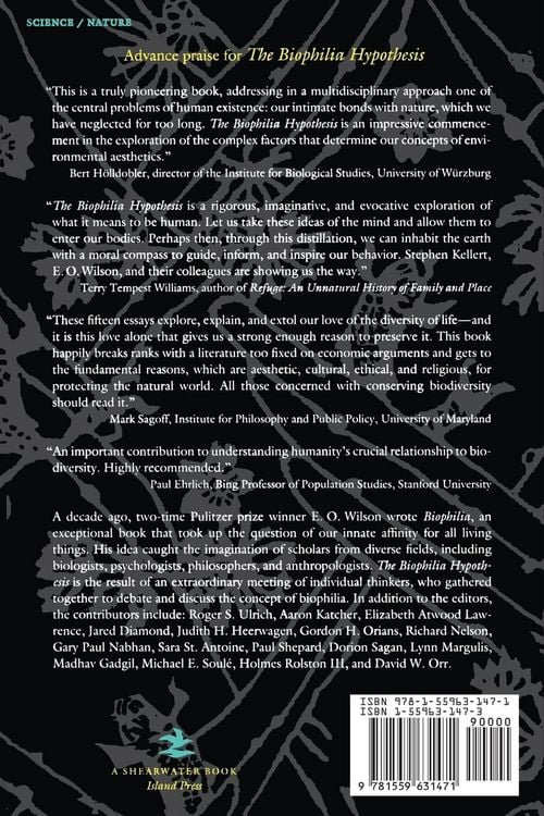 Produktbild: The Biophilia Hypothesis
