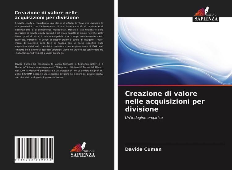 Produktbild: Creazione di valore nelle acquisizioni per divisione