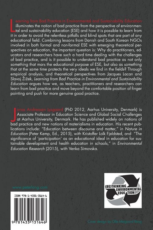 Produktbild: Learning from Bad Practice in Environmental and Sustainability Education