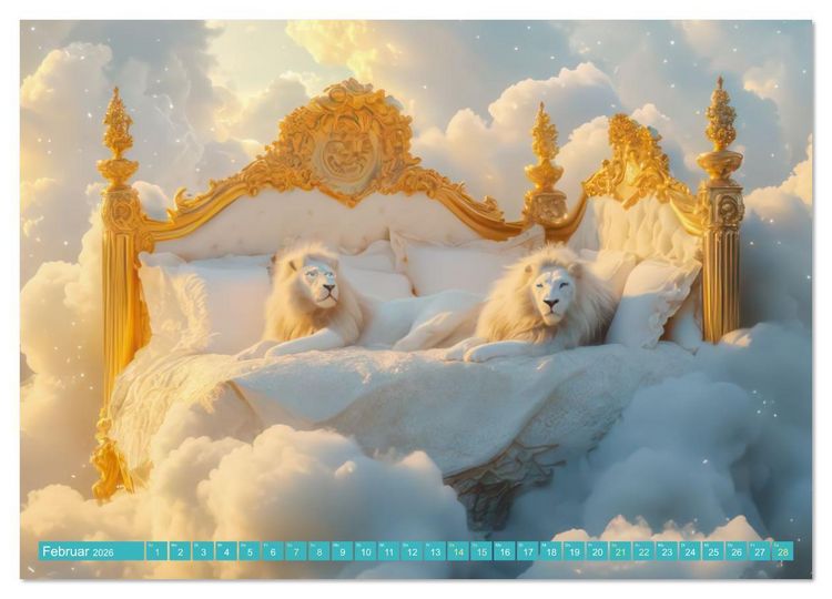 Produktbild: Traumhafte Illusionen - Imagin&auml;r und surreal (hochwertiger Premium Wandkalender 2026 DIN A2 quer), Kunstdruck in Hochglanz