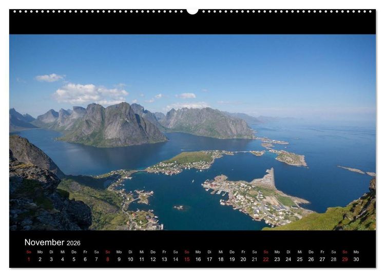 Produktbild: Sommer auf den Lofoten (hochwertiger Premium Wandkalender 2026 DIN A2 quer), Kunstdruck in Hochglanz