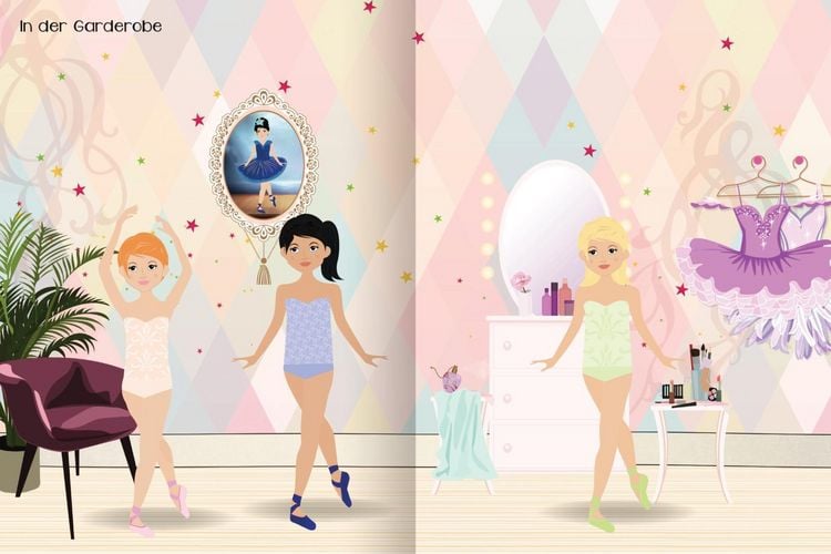 Produktbild: Sticker-Anziehpuppen &ndash; Ballerina