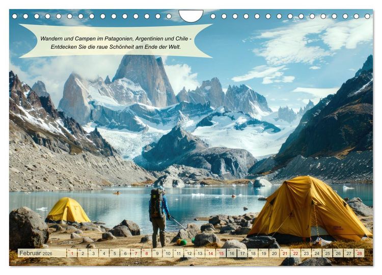 Produktbild: Abenteuerideen f&uuml;r Adrenalin Junkies (Wandkalender 2026 DIN A4 quer), CALVENDO Monatskalender
