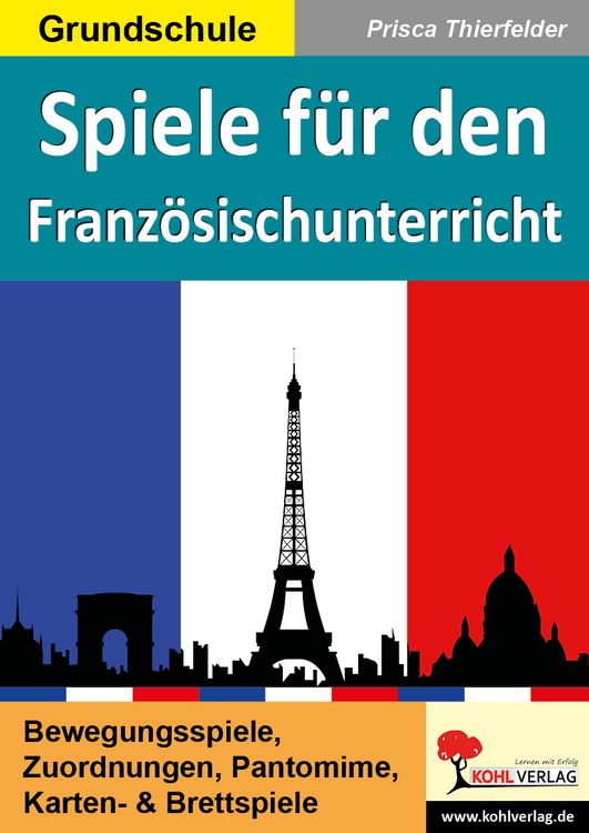 Produktbild: Spiele f&uuml;r den Franz&ouml;sischunterricht / Grundschule
