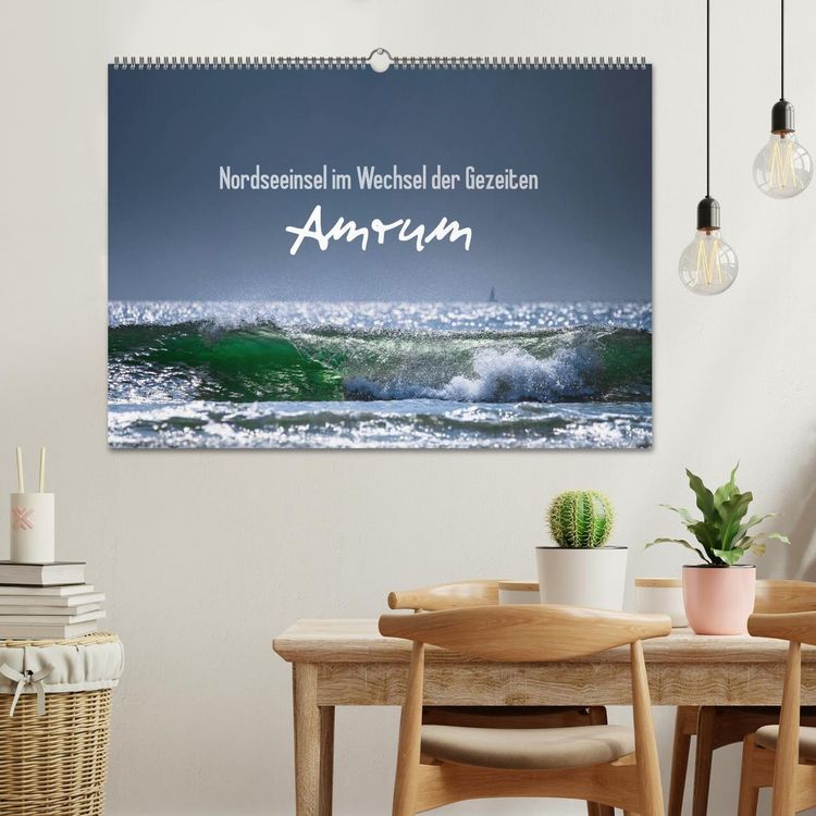 Produktbild: Amrum - Nordseeinsel im Wechsel der Gezeiten (Wandkalender 2026 DIN A2 quer), CALVENDO Monatskalender